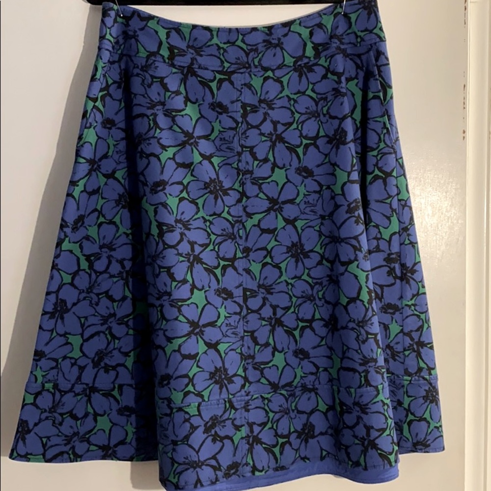 Lane Bryant a-line floral skirt, size 16